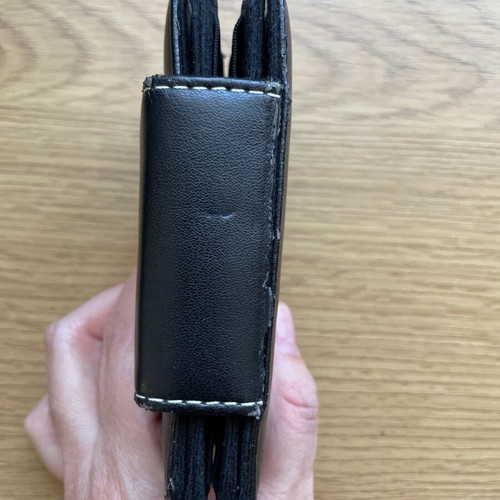 Leather Nintendo DS/3DS case used for 28 cartridges