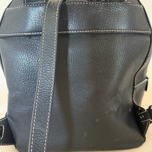 Ralph Lauren leather backpack used, black