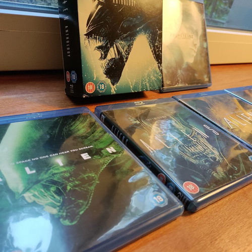 Alien Anthology Blu-Ray with Prometheus 3D, English and Greek subtitles