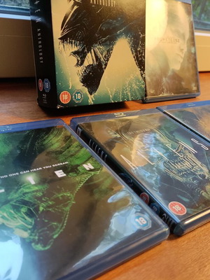Alien Anthology Blu-Ray with Prometheus 3D, English and Greek subtitles