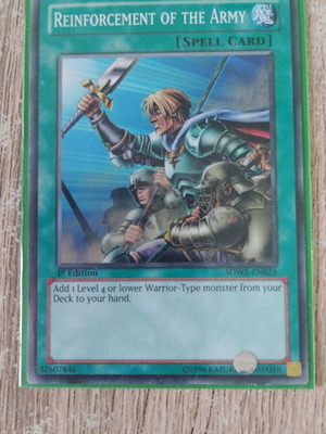 Reinforcement of the army Yugioh Yu-gi-oh