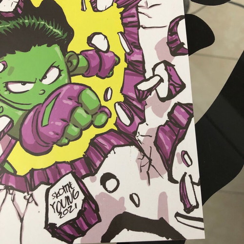She-Hulk 1 Scottie Young Variant Cover new Marvel Comics 2022