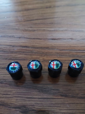 Βαλβίδες με το λογότυπο της Alfa Romeo 4τμχ καινούργιο