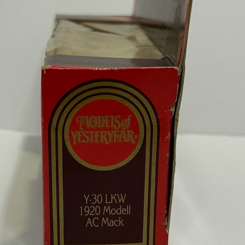 Matchbox 1986 Models of Yesteryear Y-30 1920 Model AC Mack like new