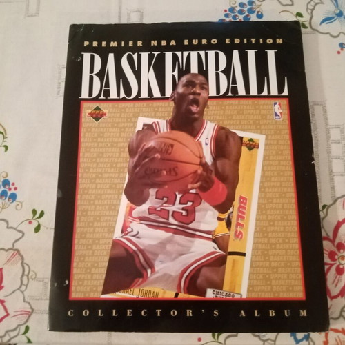 NBA Upper Deck 1992 Premier Euro Edition Collectors Album like new