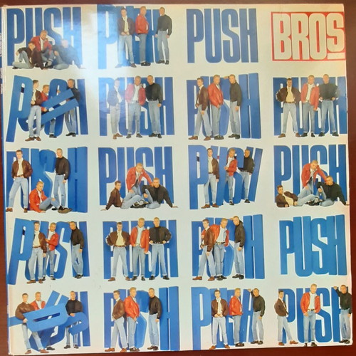 BROS Push 1988 LP used, authentic Greek edition with insert