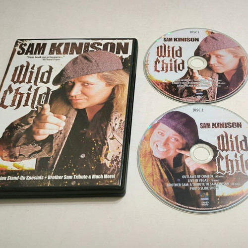 Sam Kinison Wild Child 2 Disc Set DVD like new, in English