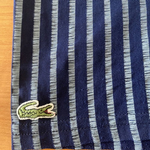 Lacoste men's swim shorts XL used, blue