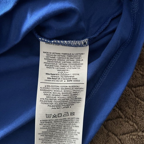 Nike blue short-sleeve shirt new, size L