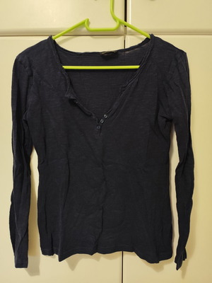 Massimo dutti μπλούζα small μπλε σκούρο χρώμα like new