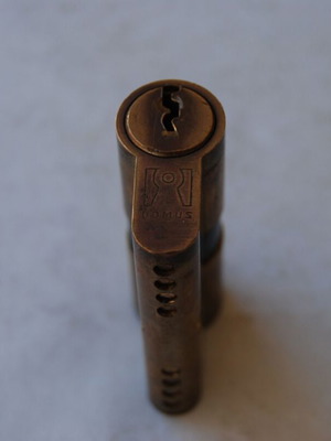 Domus lock cylinder used, with one key, length 5.4 cm