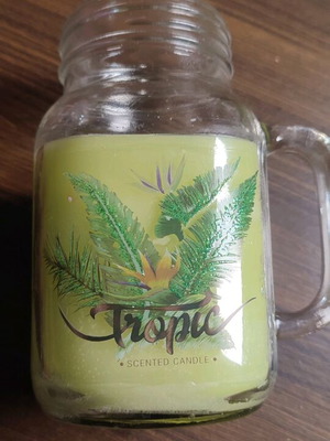 Pineapple scented candle in jar like new