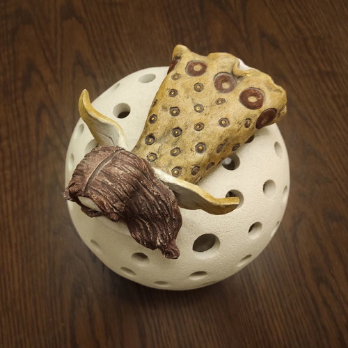 Table ceramic lamp new, decorative