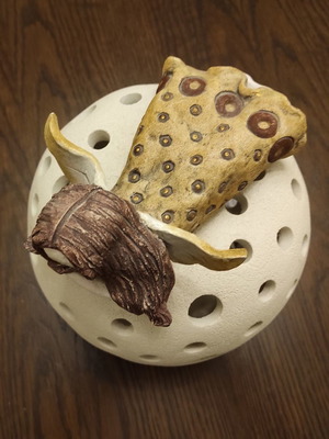 Table ceramic lamp new, decorative