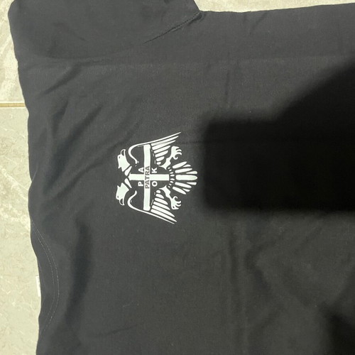 Paok Fc short-sleeve shirt new, size S, black and white
