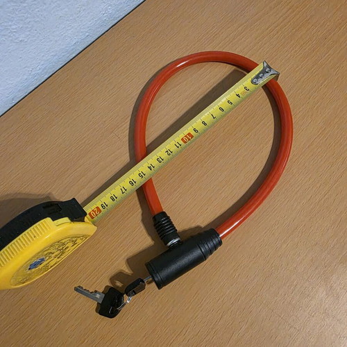 Bicycle lock new with chain and PVC coating