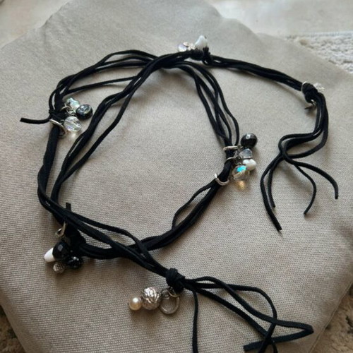 Choker necklace and long necklace like new, sold together
