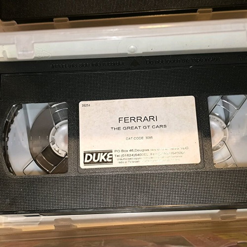 Collectible 50 Years of Ferrari VHS Tape Set used