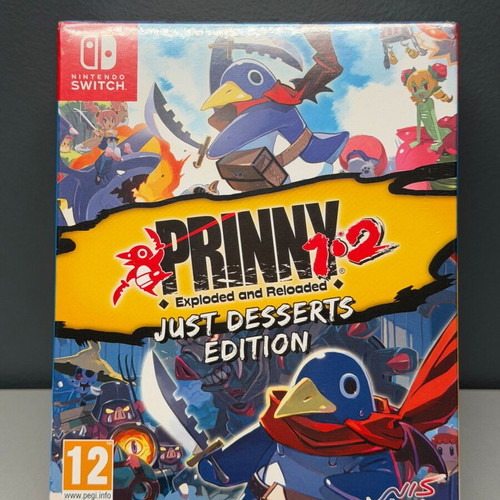 Prinny 1 & 2 Exploded and Reloaded Just Desserts Edition Nintendo Switch new