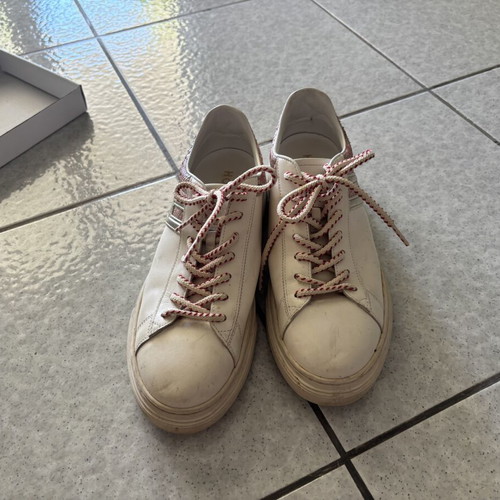 Hogan women's sneakers size 40, white and pink