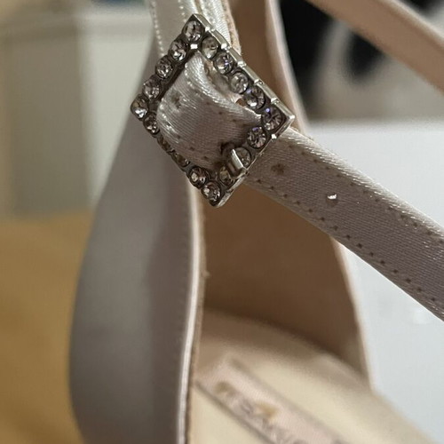 Tsakiris Mallas bridal heels new, size 40, white