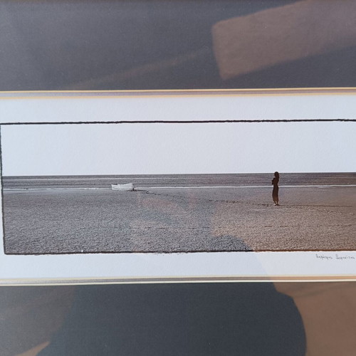 Eight photographic works by Dimitris Sofikitis used with frame