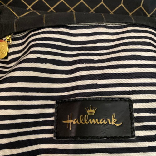 Hallmark backpack two compartments like new brown