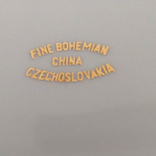 Fine Bohemian China porcelain dinnerware set Czechoslovakia EPIAG DF 112 pcs like new