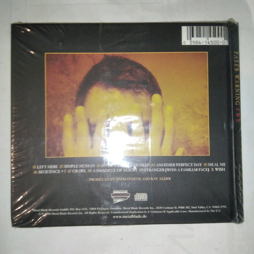 Fates Warning FWX CD like new, metal