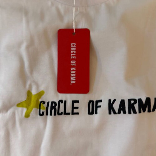 Circle of Karma Greek Soul T-shirt, white, XL