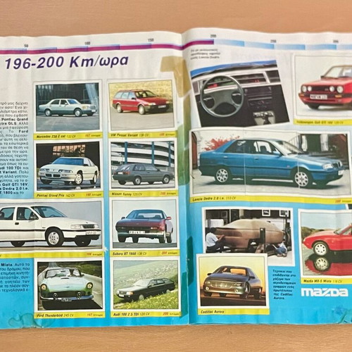 Auto 100-400 Panini sticker album used (1993)