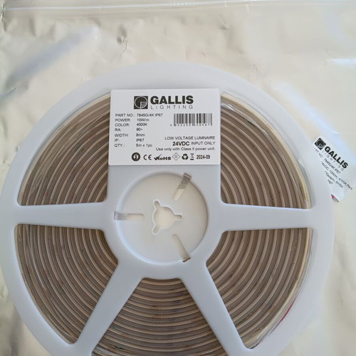 Waterproof LED strip 5m 4000K Gallis Lighting new
