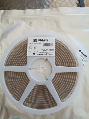 Waterproof LED strip 5m 4000K Gallis Lighting new