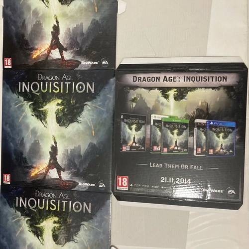 Dragon Age Inquisition Store Promo Display Cube like new