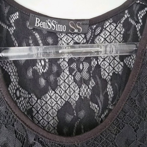 Benissimo women's blouse size M like new with lace and sequins