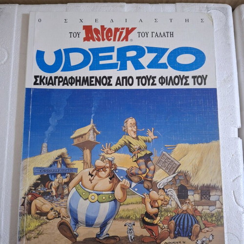 Uderzo The Designer Of Asterix used, sketched by his friends