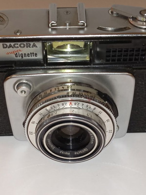 Old camera with case used