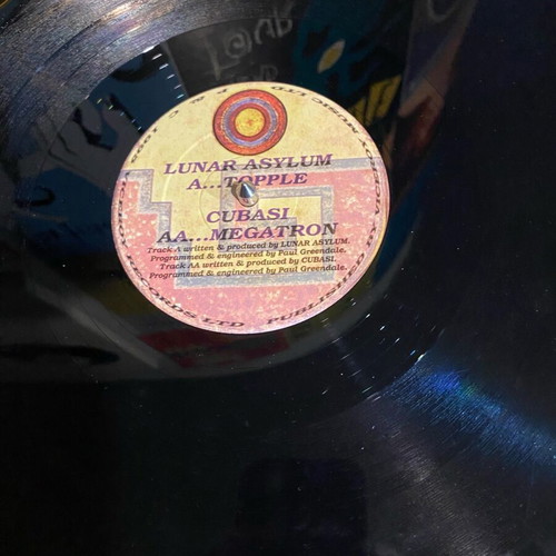 Goa trance Lunar Asylum vinyl record used, electronic