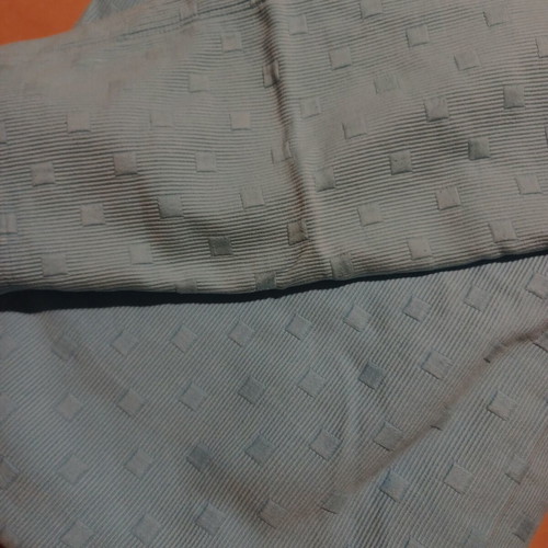Quilted blanket and square pillowcase used