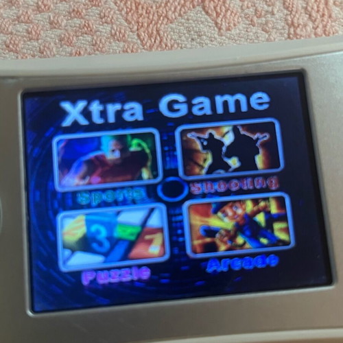 Retro handheld electronic game like new, 4 game types