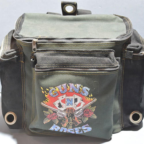 Vintage Guns n Roses backpack like new, canvas