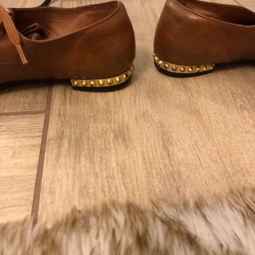 Loafers shoes Chaniotakis used, brown, size 38