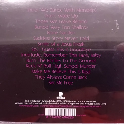 I Am Ghost Those We Leave Behind CD like new
