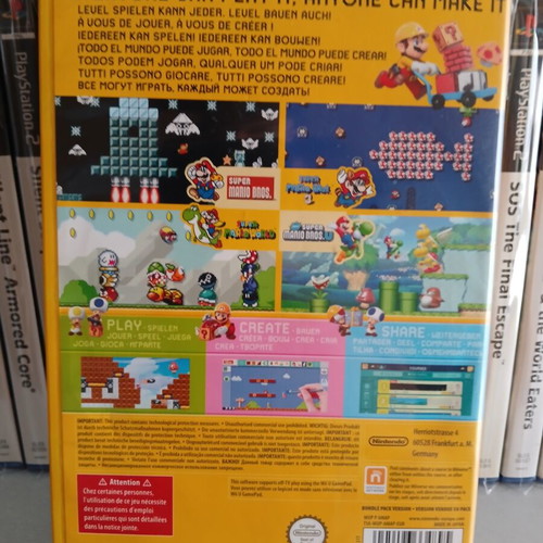 Super Mario Maker Wii U game