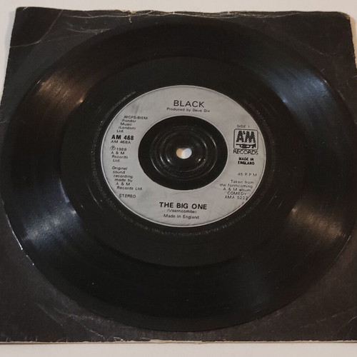 Black The Big One 7'' single used, pop