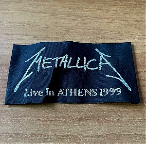 METALLICA LIVE IN ATHENS 1999 ΡΑΦΤΟ/PATCH ΣΥΛΛΕΚΤΙΚΟ RARE!!!