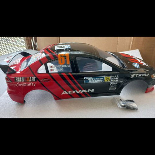Mitsubishi Evo 10 Killerbody Lexan RC car body 1/10 scale 190mm