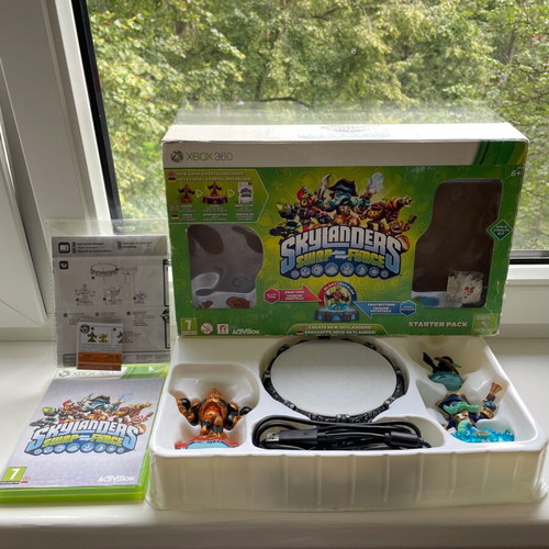 Xbox 360 Skylanders Swap Force Starter Pack used with 3 figures and game