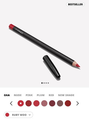 Mac Ruby Woo lip pencil new