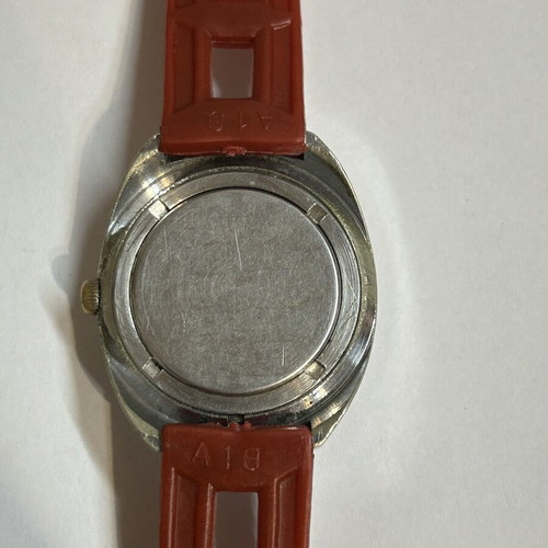 Poljot men's mechanical watch used, 17 jewels, silver